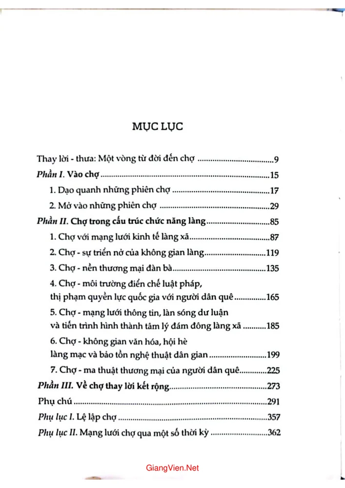Trang 1 - Ảnh minh họa nội dung sách Sống đời của chợ