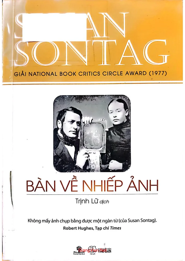 Ảnh bìa của Bàn về nhiếp ảnh