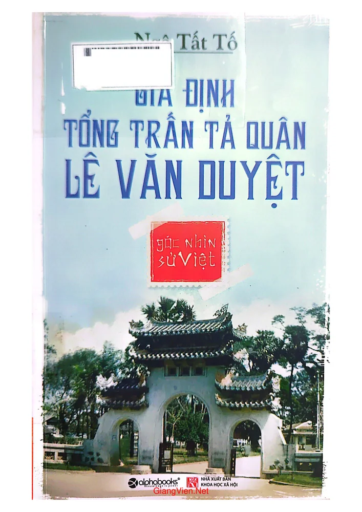Ảnh bìa của Gia Định tổng trấn tả quân Lê Văn Duyệt