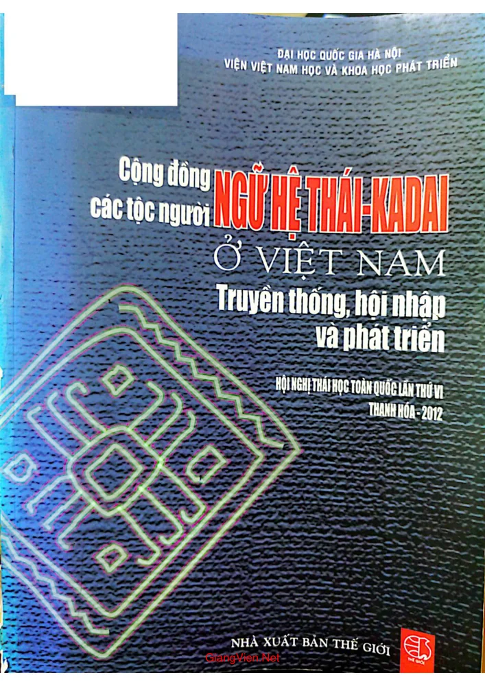 Ảnh bìa của Cộng đồng các tộc người ngữ hệ Thái-Kadai ở Việt Nam Truyền thống, hội nhập và phát triển