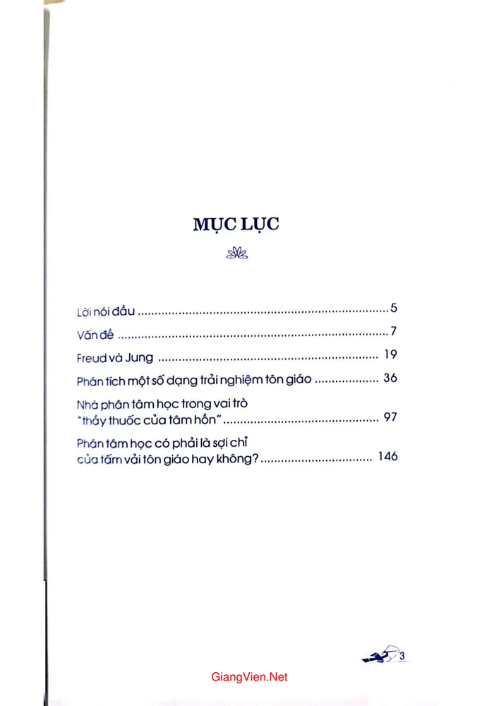 Trang bìa chính thức sách Phân tâm học và tôn giáo