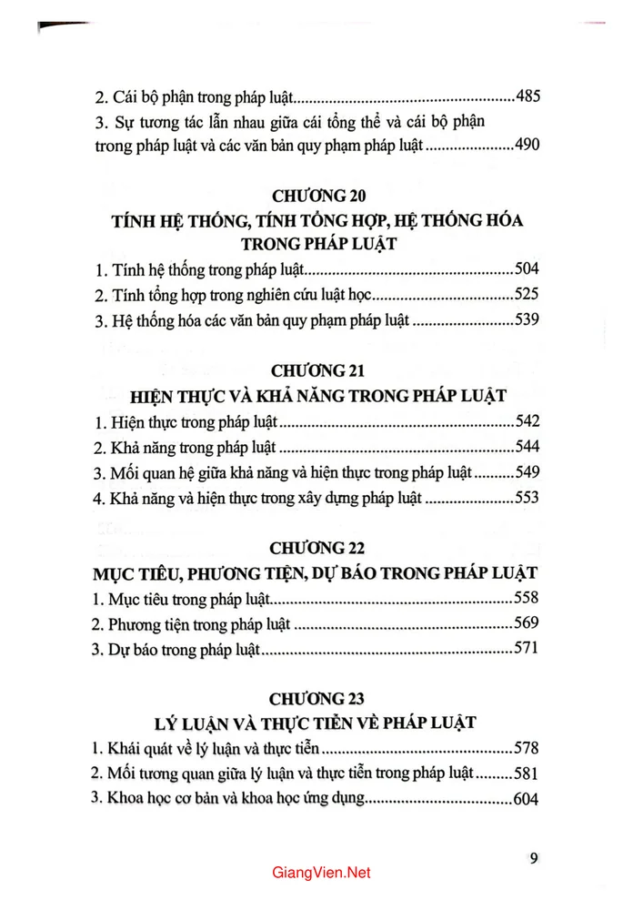 Trang 7 - Ảnh minh họa nội dung sách Luật học và phương pháp luận nghiên cứu luật học