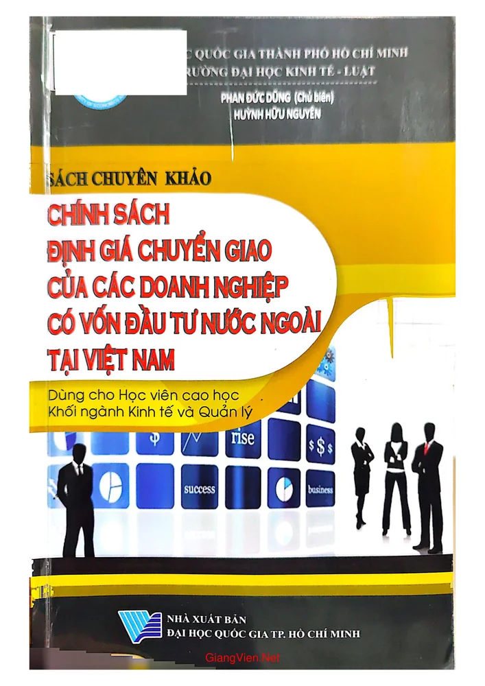 Ảnh bìa của Chính sách định giá chuyển giao của các doanh nghiệp có vốn đầu tư nước ngoài tại Việt Nam