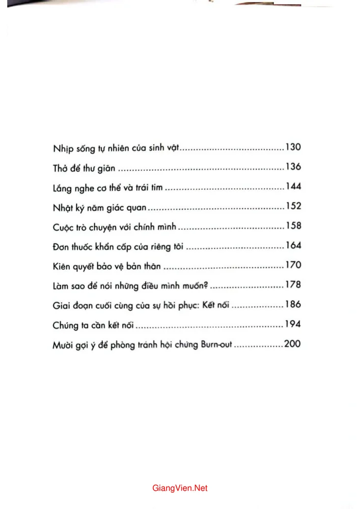 Trang 2 - Ảnh minh họa nội dung sách Tâm lý học về hội chứng Burn out