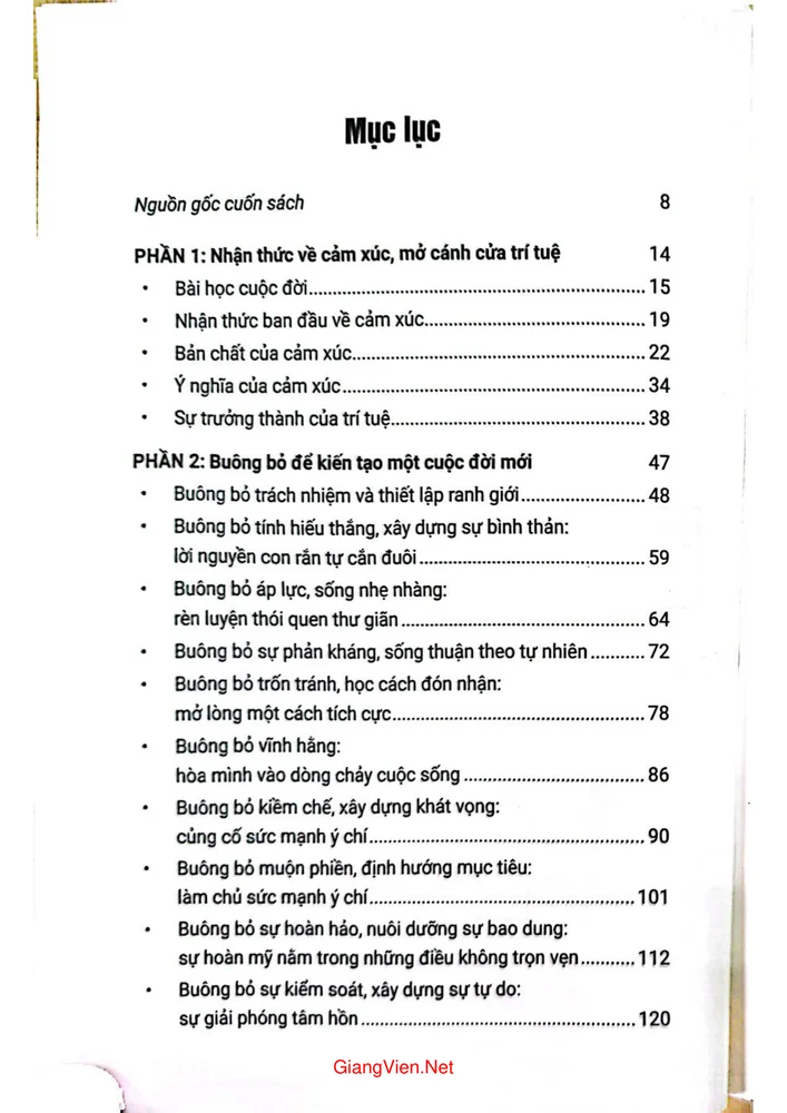 Trang 1 - Ảnh minh họa nội dung sách Thấu hiểu cảm xúc chữa lành tâm hồn