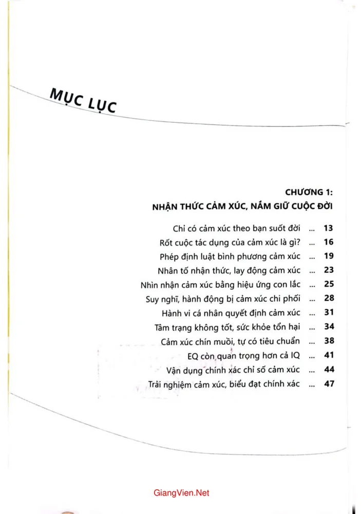 Trang 1 - Ảnh minh họa nội dung sách Tự chữa lành cảm xúc xấu