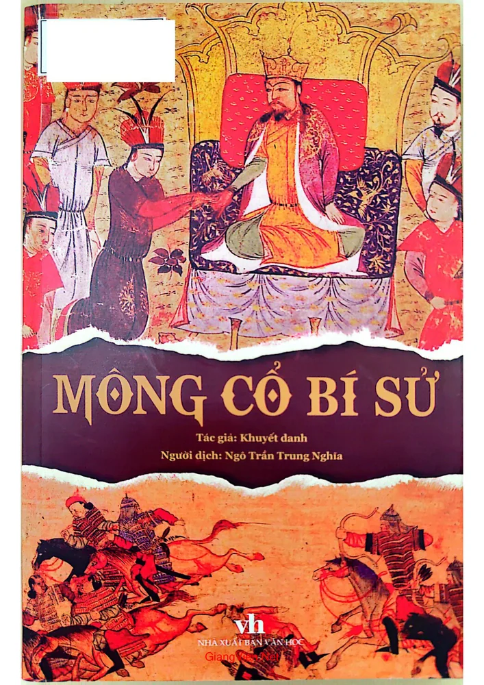 Ảnh bìa của Mông Cổ bí sử