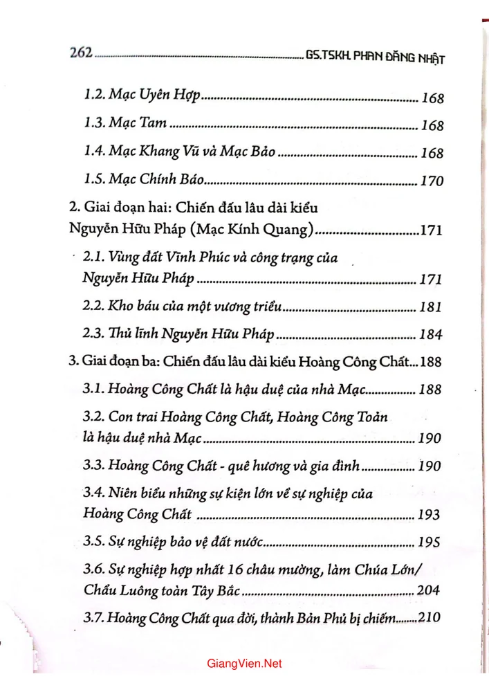 Mục lục chi tiết trang 5 sách Nhà Mạc - Ba thời kỳ lịch sử