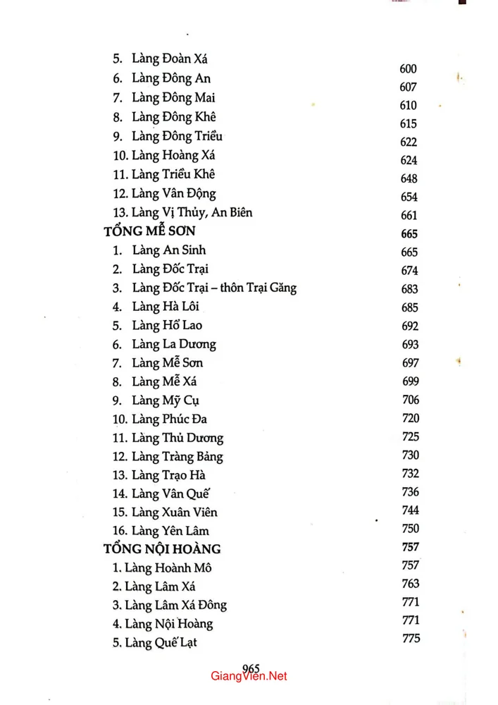 Mục lục chi tiết trang 3 sách Di sản Hán Nôm tỉnh Quảng Ninh. Tập 1 Địa chí cổ, thần tích thần sắc