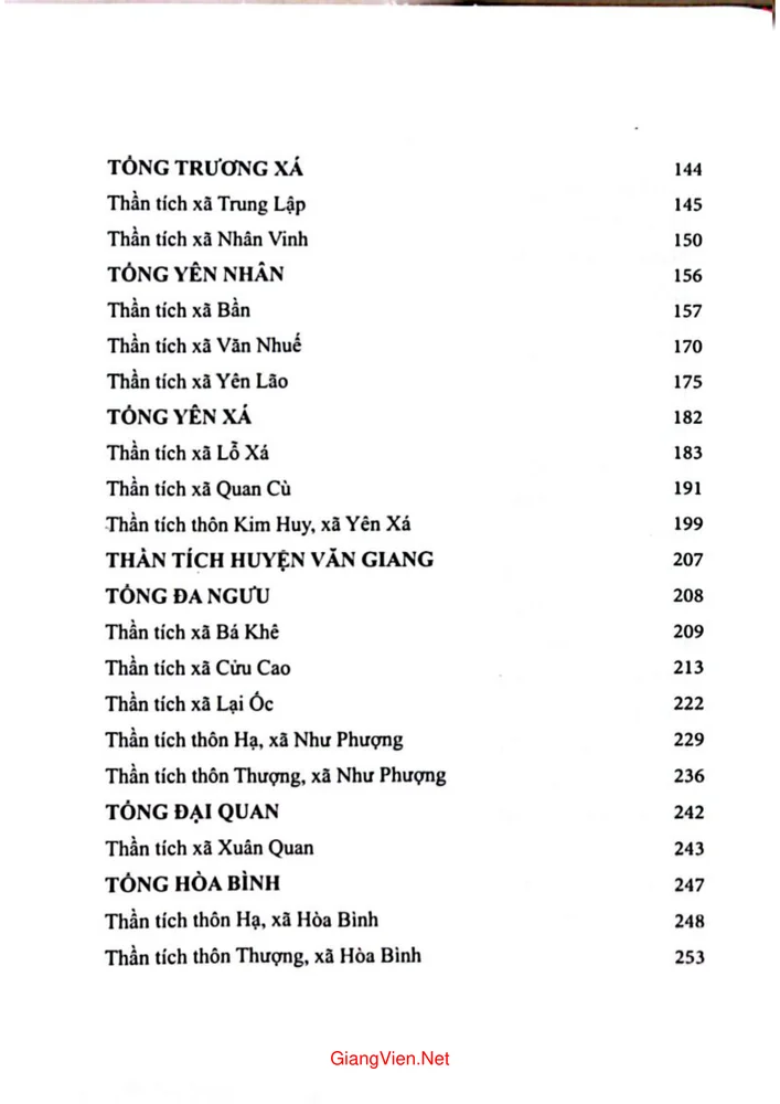 Trang 2 - Ảnh minh họa nội dung sách Thần tích tỉnh Hưng Yên tập VI