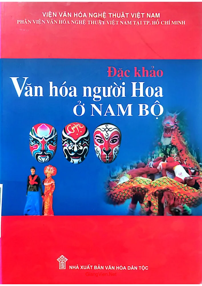 Ảnh bìa của Đặc khảo văn hóa người Hoa ở Nam bộ
