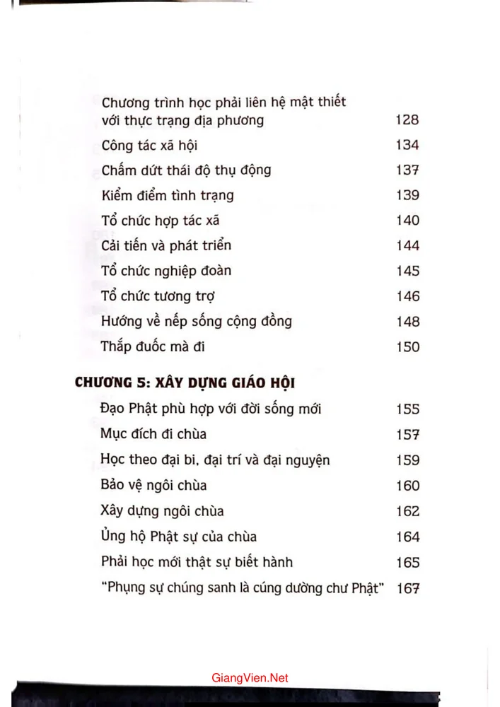 Mục lục chi tiết trang 2 sách Con đường đi đến giải thoát Bát chánh đạo của Đức Phật