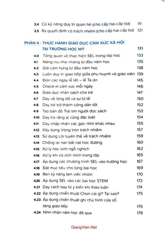 Trang 2 - Ảnh minh họa nội dung sách Phát triển năng lực cảm xúc xã hội 