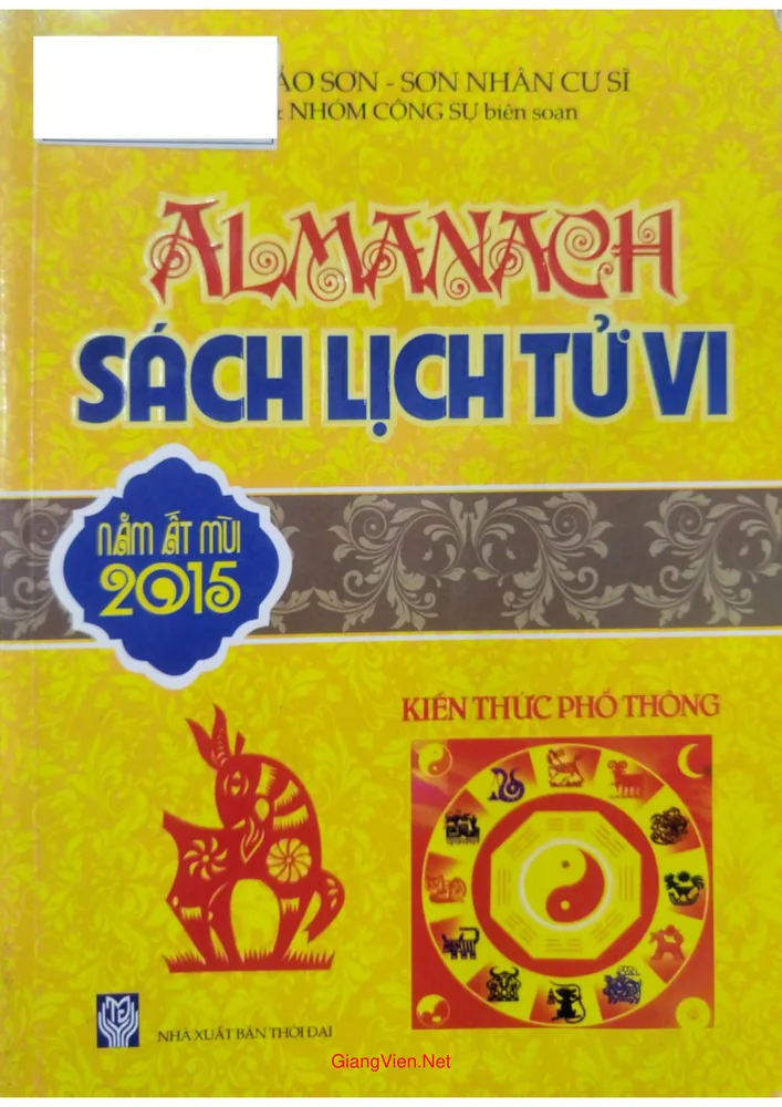 Ảnh bìa của Alamanach sách lịch tử vi