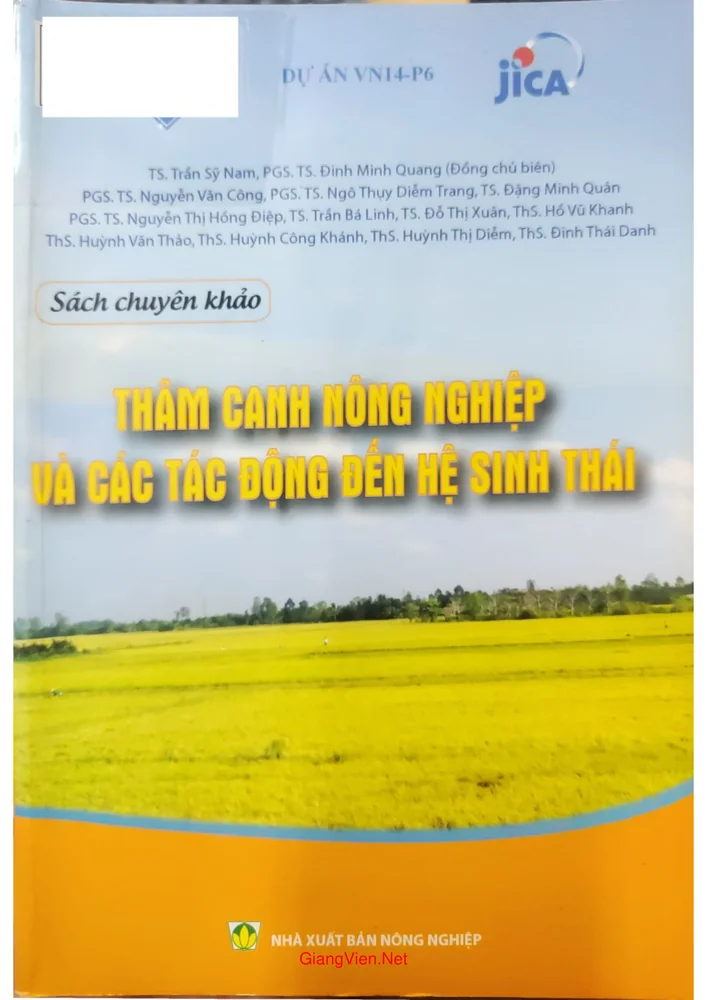 Ảnh bìa của Thâm canh nông nghiệp và các tác động đến hệ sinh thái