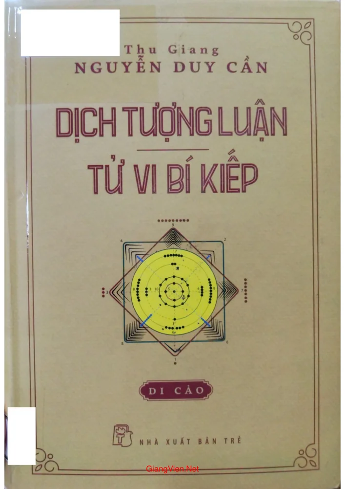 Ảnh bìa của Dịch tượng luận tử vi bí kiếp