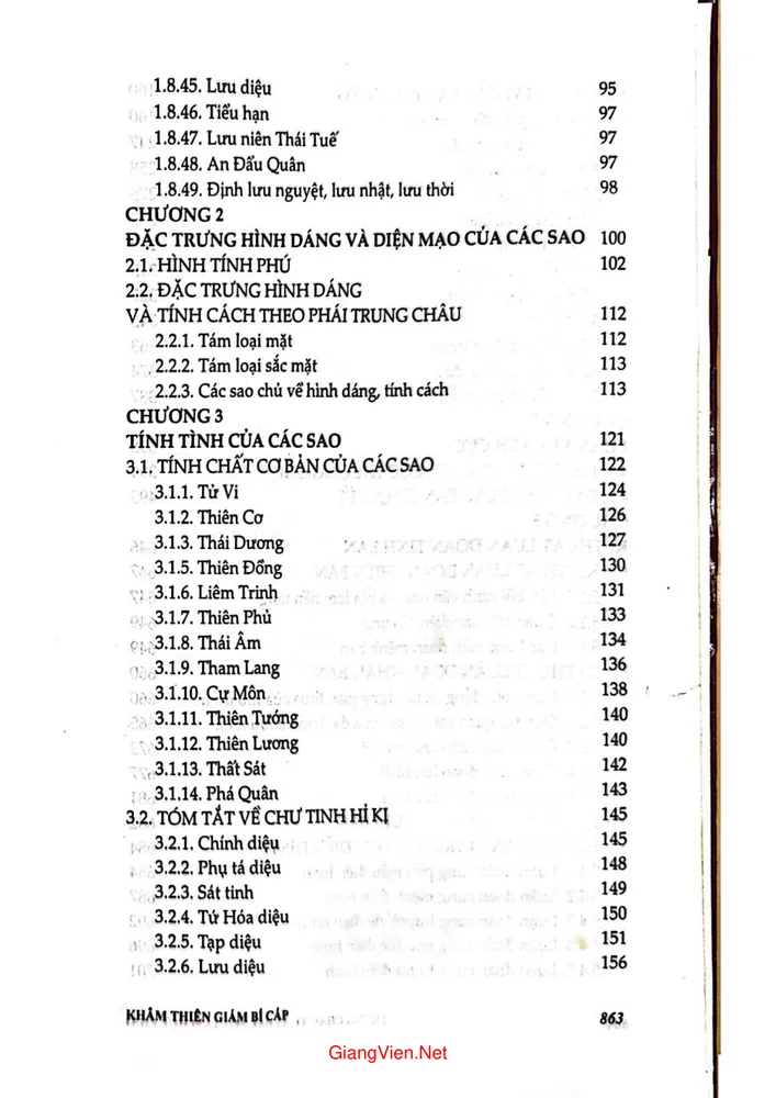 Mục lục chi tiết trang 2 sách Trung châu tử vi đầu số tam hợp phái (tập 1).pdf