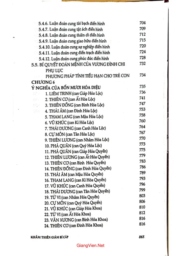 Mục lục chi tiết trang 4 sách Trung châu tử vi đầu số tam hợp phái (tập 1).pdf