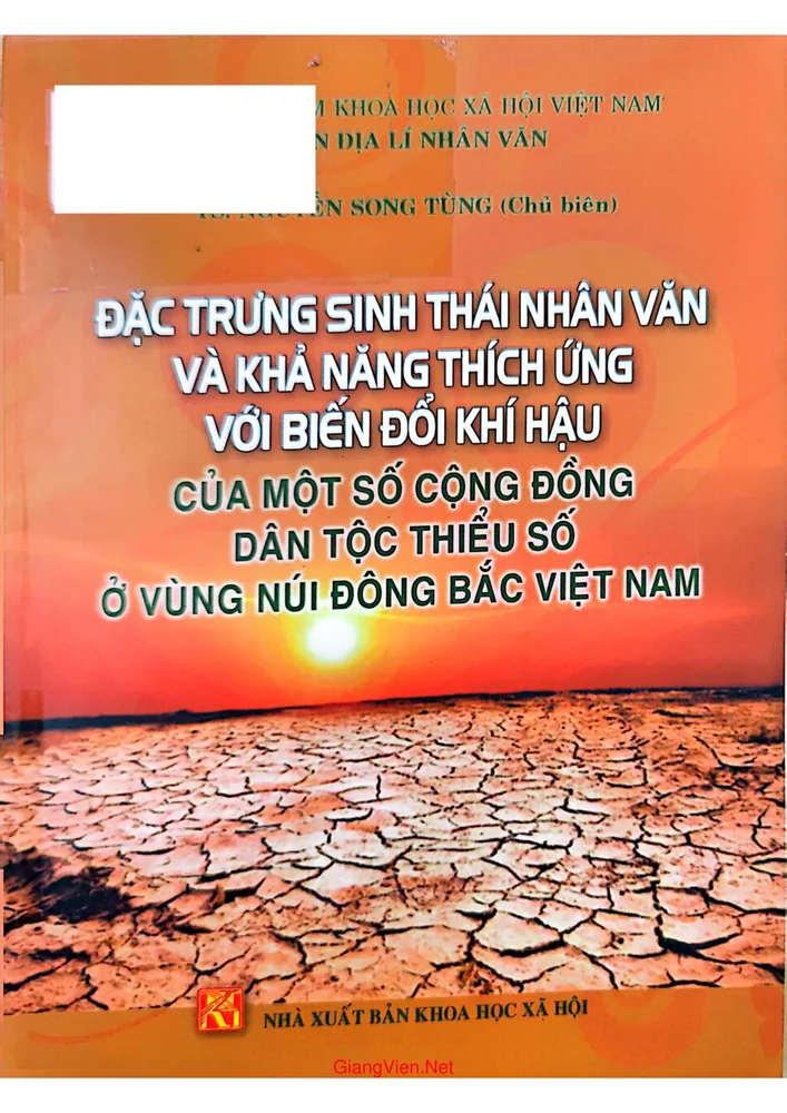 Ảnh bìa của Đặc trưng sinh thái nhân văn và khả năng thích ứng với biến đổi khí hậu của một số cộng đồng dân tộc thiểu số ở vùng núi đông bắc 
