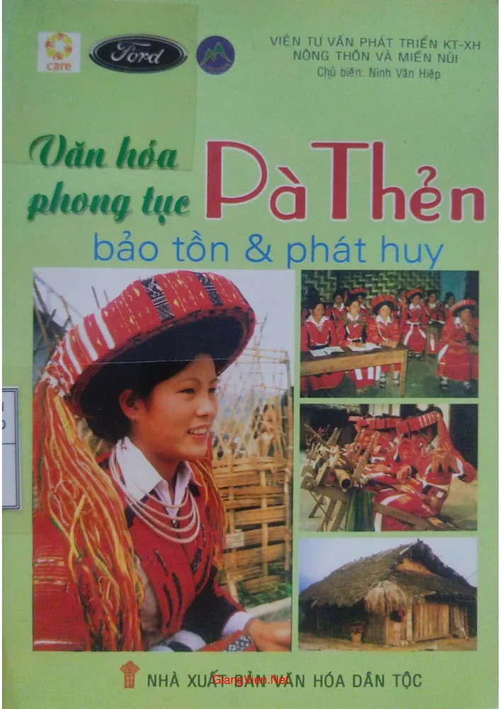 Ảnh bìa của Văn hóa phong tục người Pà Thẻn