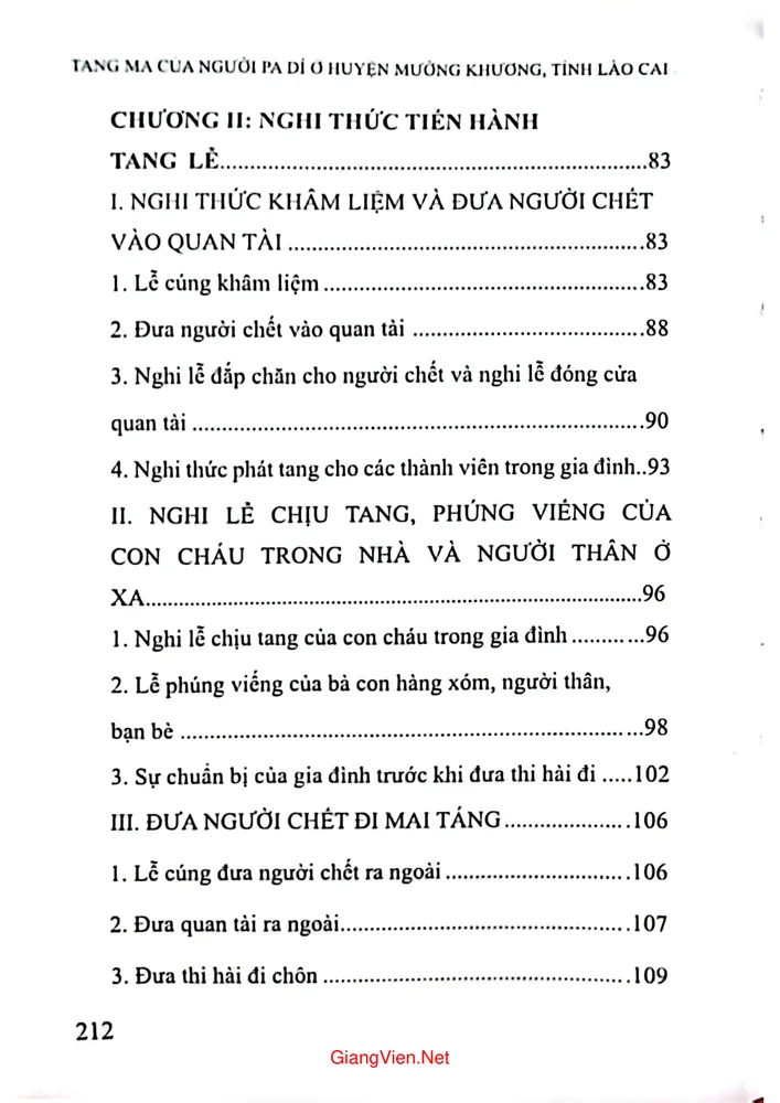 Trang 2 - Ảnh minh họa nội dung sách Tang ma của người Pa Dí ở huyện Mường Khương tỉnh Lào Cai