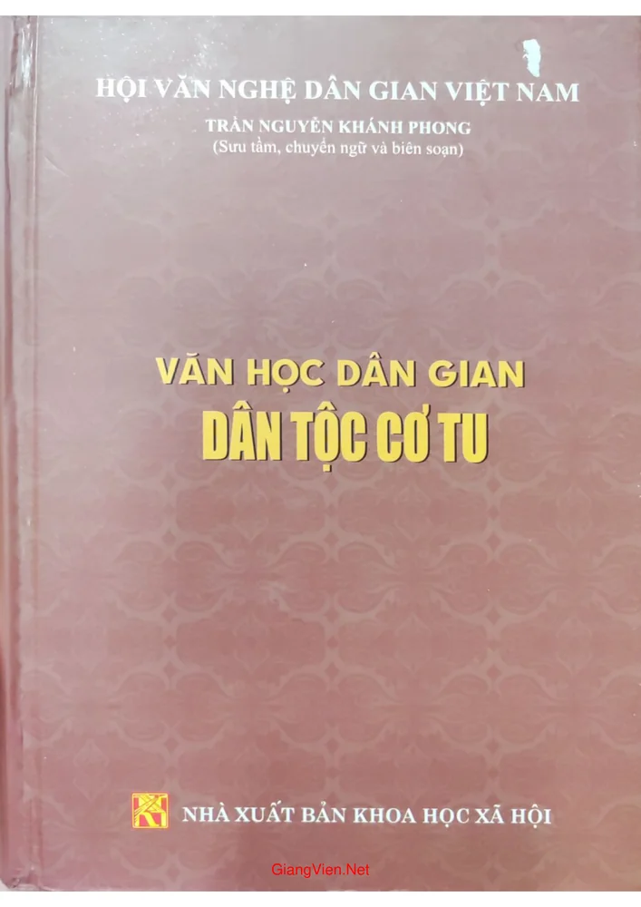 Ảnh bìa của Văn học dân gian Cơ tu