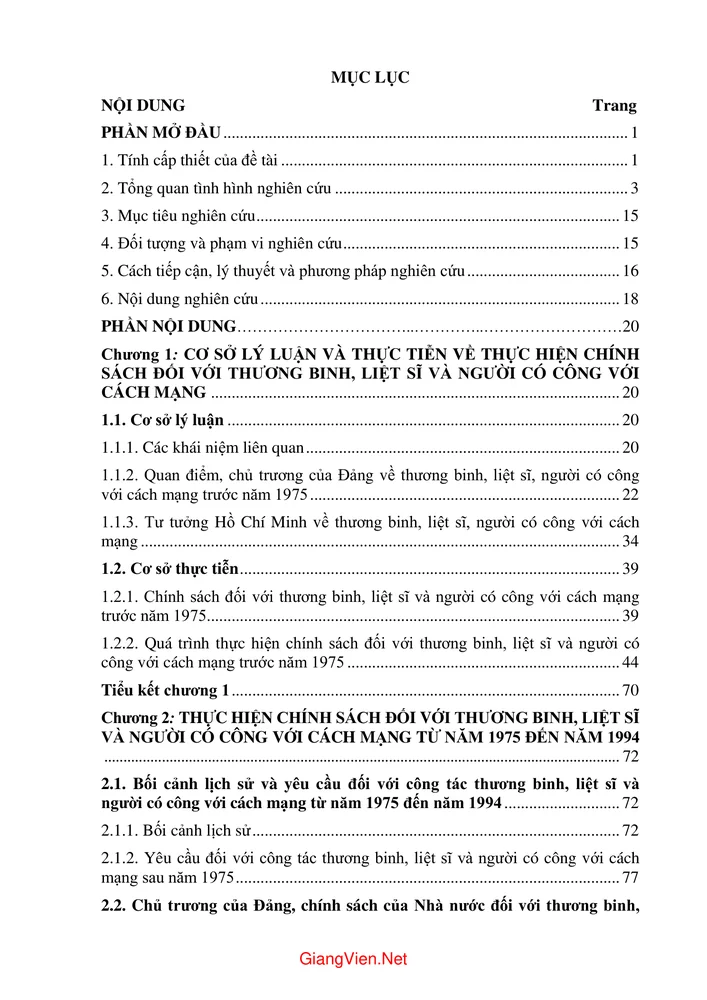 Ảnh bìa của Quá trình thực hiện chính sách đối với thương binh liệt sĩ và người có công với cách mạng ở Việt Nam từ năm 1975 đến năm 2020