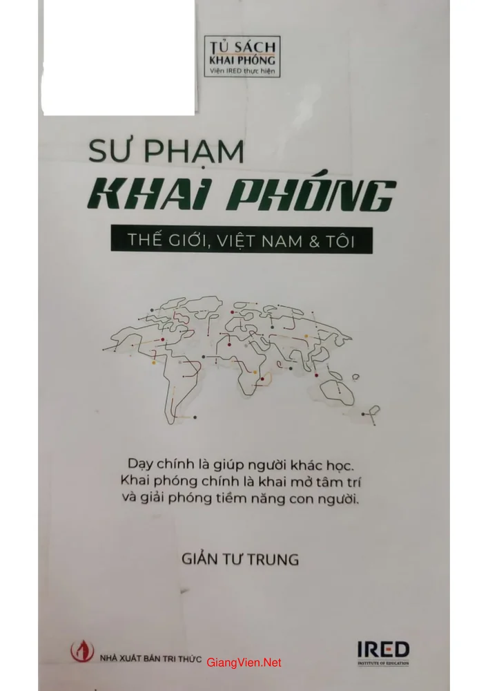 Ảnh bìa của Sư phạm khai phóng