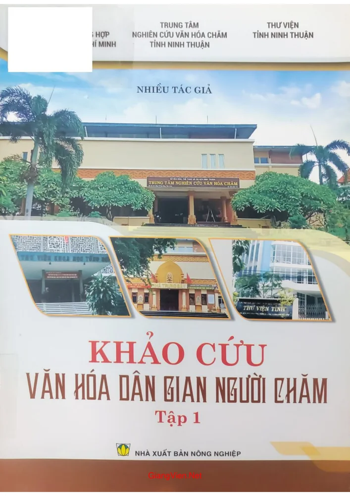Ảnh bìa của Khảo cứu văn hóa dân gian tộc người Chăm tập 1