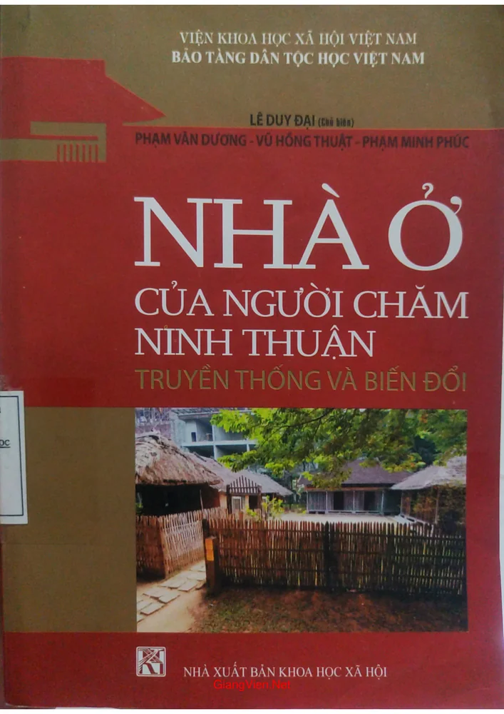 Ảnh bìa của Nhà ở của người Chăm Ninh Thuận truyền thống và biến đổi