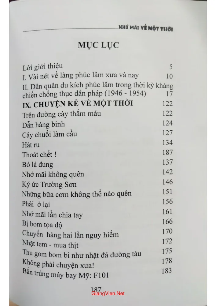 Trang bìa chính thức sách Nhớ mãi về một thời