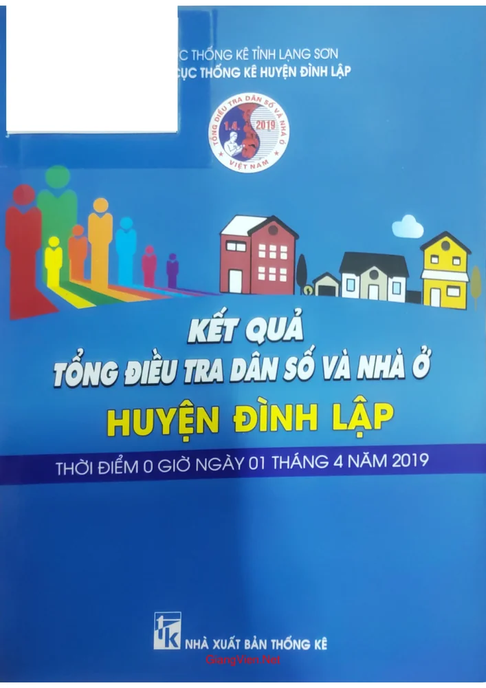 Ảnh bìa của Kết quả tổng điều tra dân số và nhà ở huyện Đình Lập