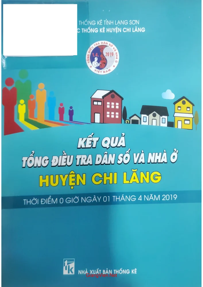 Ảnh bìa của Tổng điều tra kết quả dân số và nhà ở huyện Chi Lăng