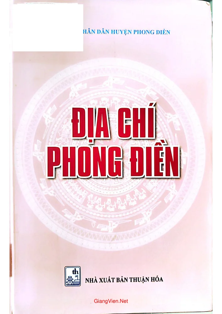 Ảnh bìa của Địa chí Phong Điền - 2025