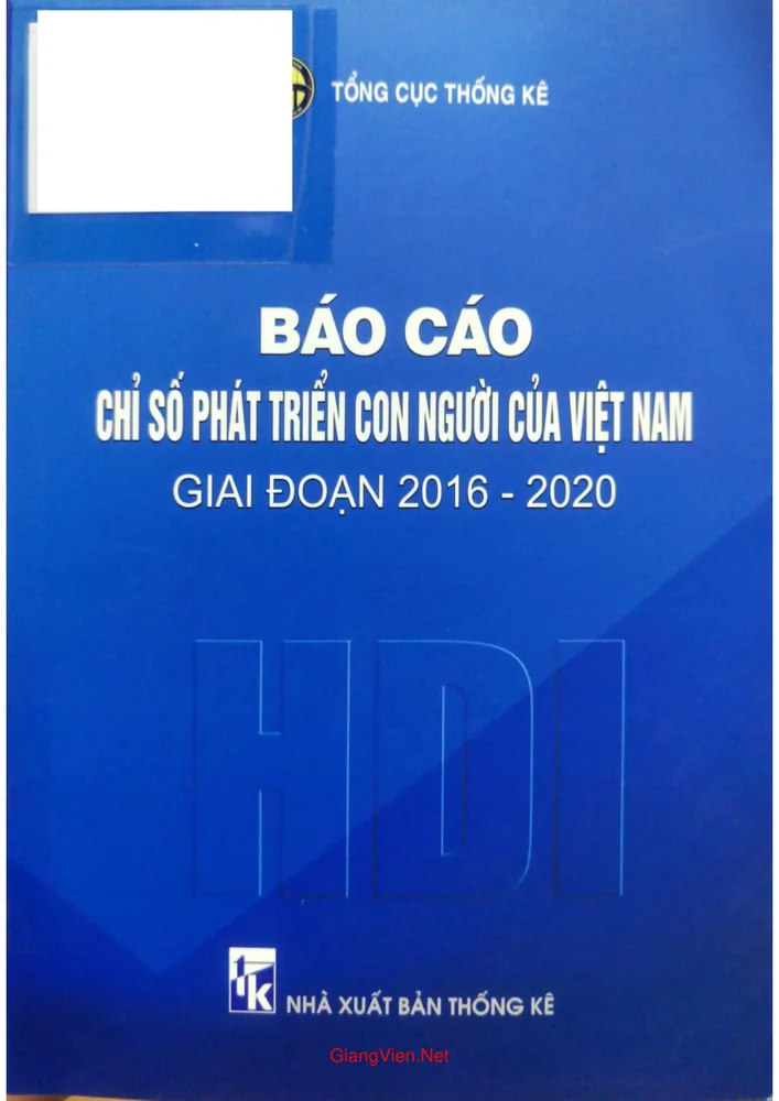 Ảnh bìa của Báo cáo chỉ số phát triển con người của Việt Nam giai đoạn 2016 đến 2020