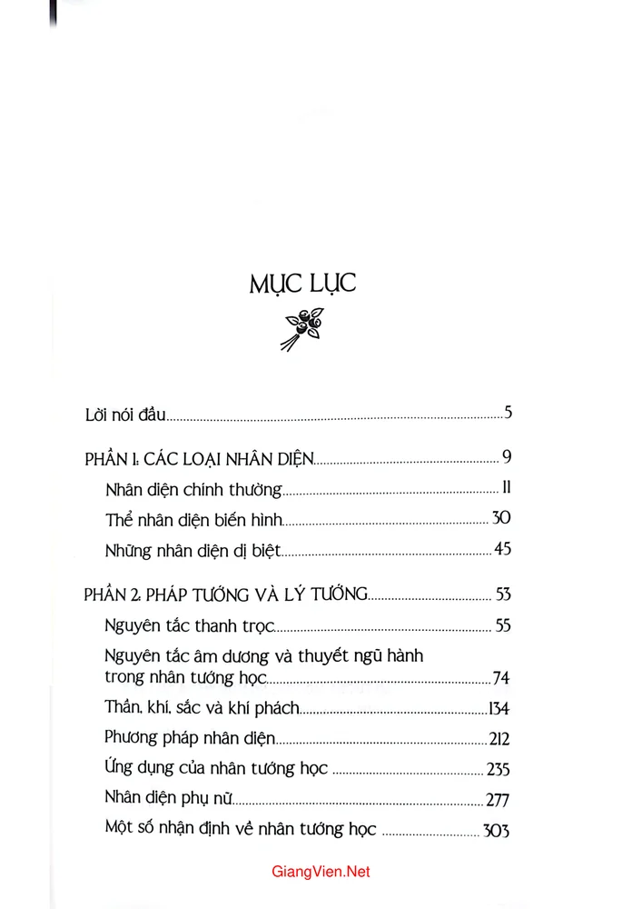 Trang bìa chính thức sách Nhân tướng học trong ứng xử và quản lý