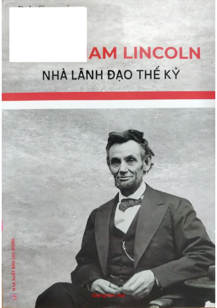 Ảnh bìa của Abraham Lincoln nhà lãnh đạo thế kỷ
