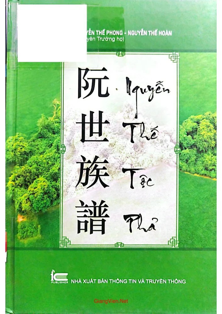 Ảnh bìa của Nguyễn Thế tộc phả