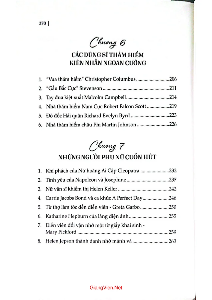 Mục lục chi tiết trang 3 sách Những con người vĩ đại - Đường tới thành công của các nhân vật nổi tiếng - 2025