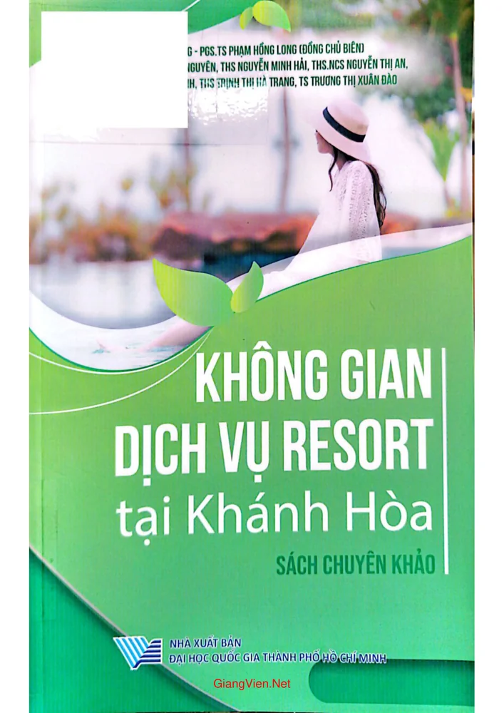 Ảnh bìa của Không gian dịch vụ Resort tại Khánh Hòa - Sách chuyên khảo
