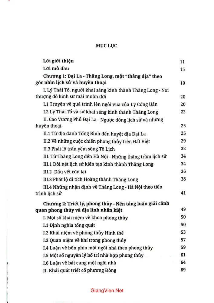 Trang bìa chính thức sách Thắng địa Thăng Long - Địa linh đất Việt