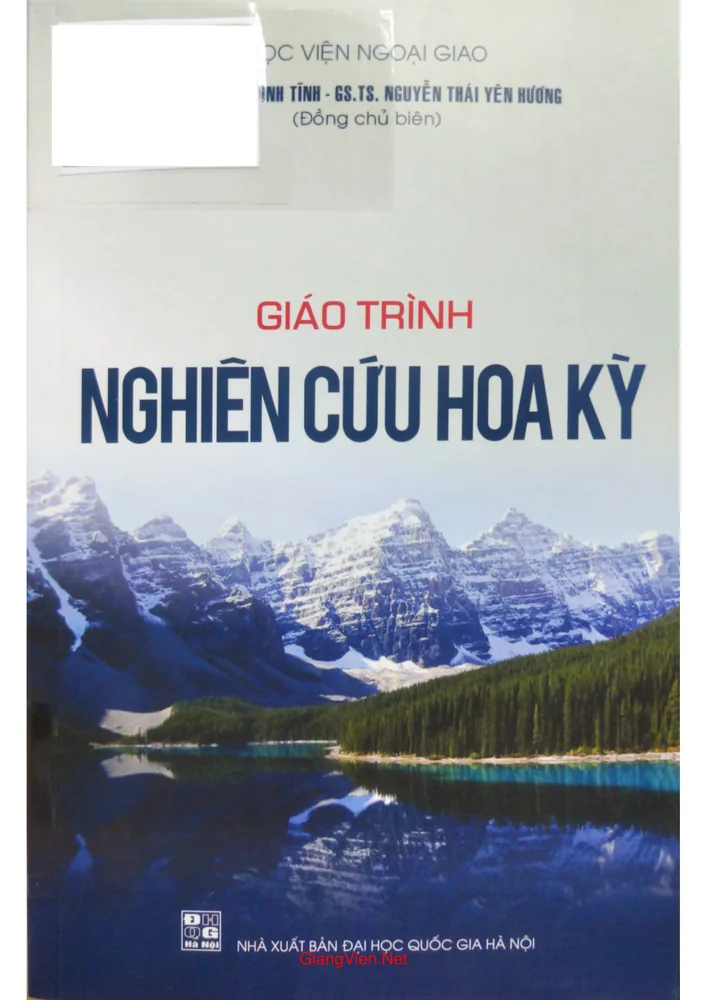 Ảnh bìa của Giáo trình nghiên cứu Hoa Kỳ