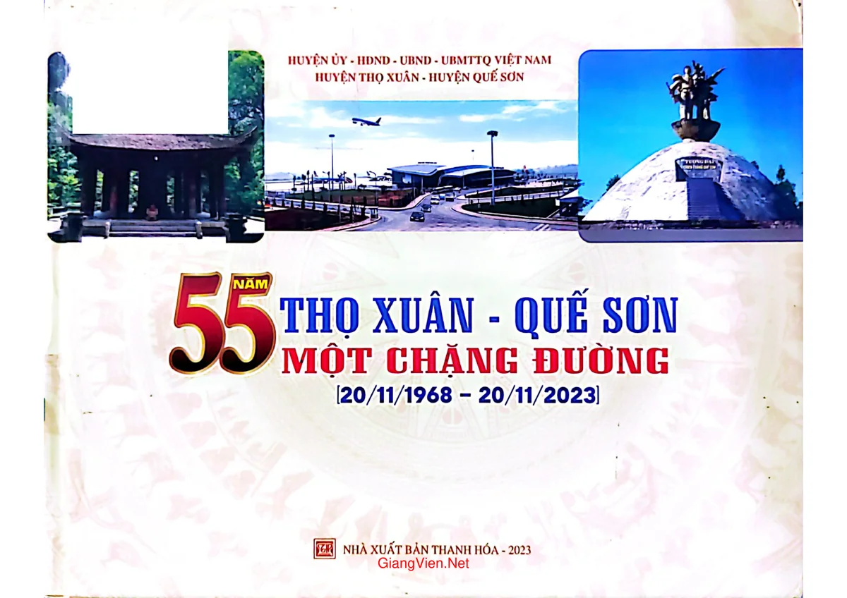Ảnh bìa của 55 năm Thọ Xuân - Quế Sơn một chặng đường 1968 đến 2023