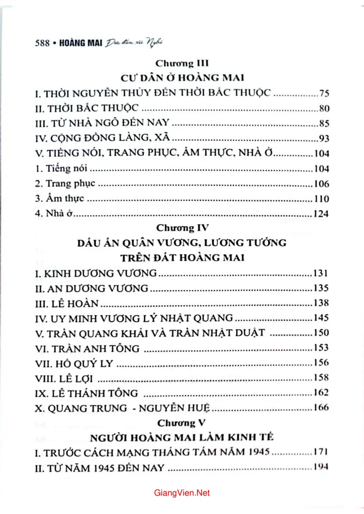 Trang 2 - Ảnh minh họa nội dung sách Hoàng Mai - Địa đầu xứ Nghệ