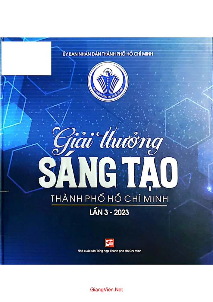 Ảnh bìa của Giải thưởng sáng tạo Thành phố Hồ Chí Minh - Lần 3 - 2023