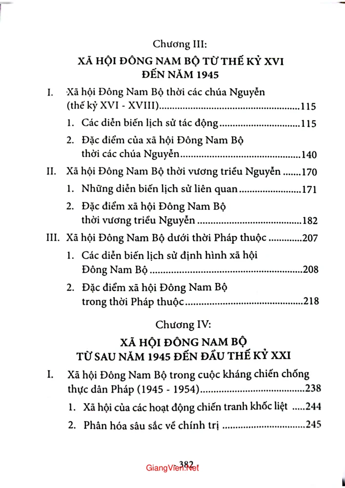 Trang 2 - Ảnh minh họa nội dung sách Xã hội Đông Nam Bộ từ khởi thủy đến thế kỷ XXI