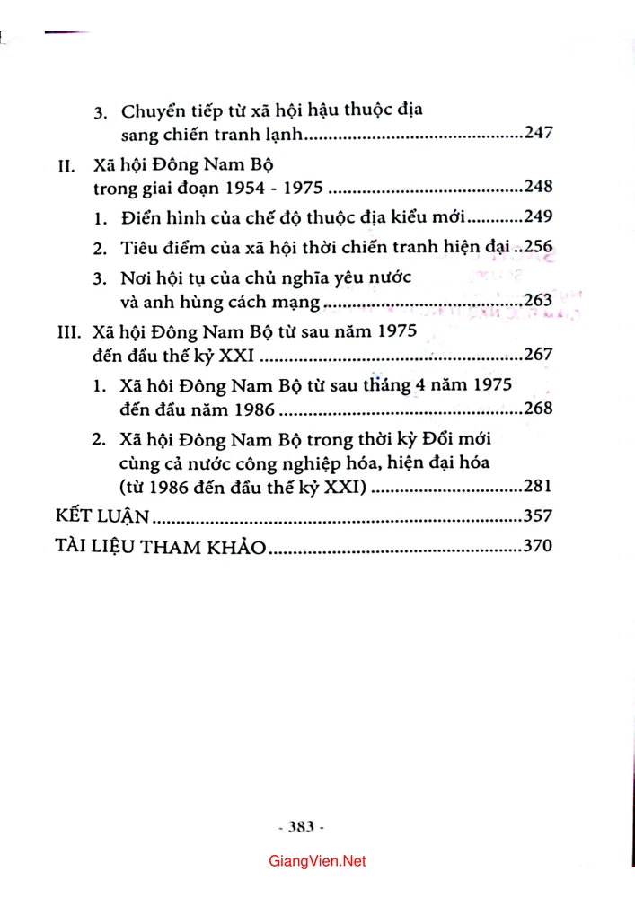 Trang 3 - Ảnh minh họa nội dung sách Xã hội Đông Nam Bộ từ khởi thủy đến thế kỷ XXI