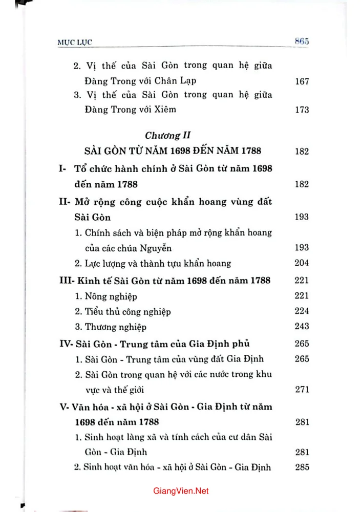 Trang 3 - Ảnh minh họa nội dung sách Lịch sử Sài Gòn thành phố Hồ Chí Minh, tập 2,  Sài Gòn Gia Định từ đầu thế kỷ XVII đến giữa thế kỷ XIX