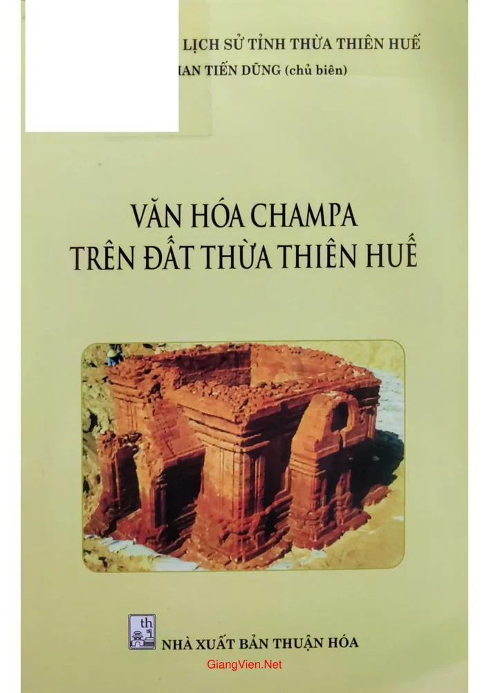 Ảnh bìa của Văn hóa Champa trên đất Thừa Thiên Huế
