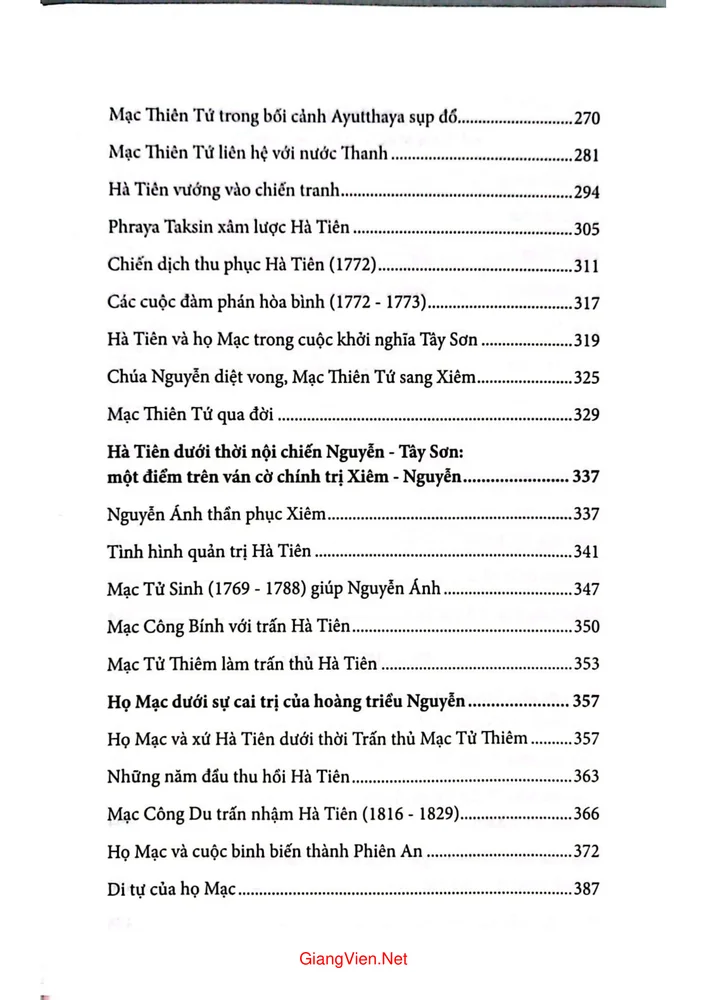 Trang 3 - Ảnh minh họa nội dung sách Mạc Thị gia phả (Họ Mạc với vùng đất Hà Tiên)